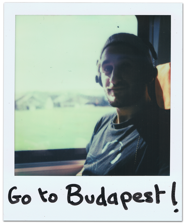 Dans le train vers Budapest