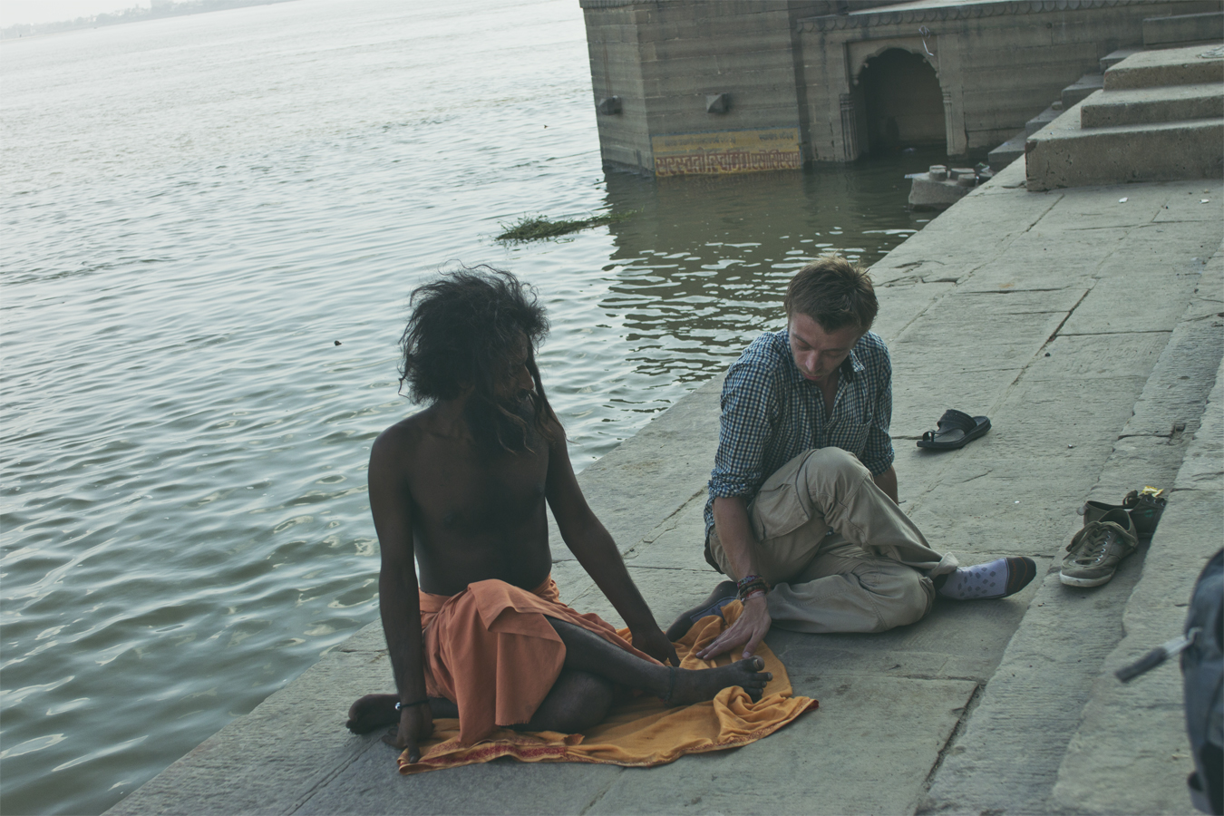 Blog voyage - Les souvenirs - 2012 Inde - Yoga le long du Gange