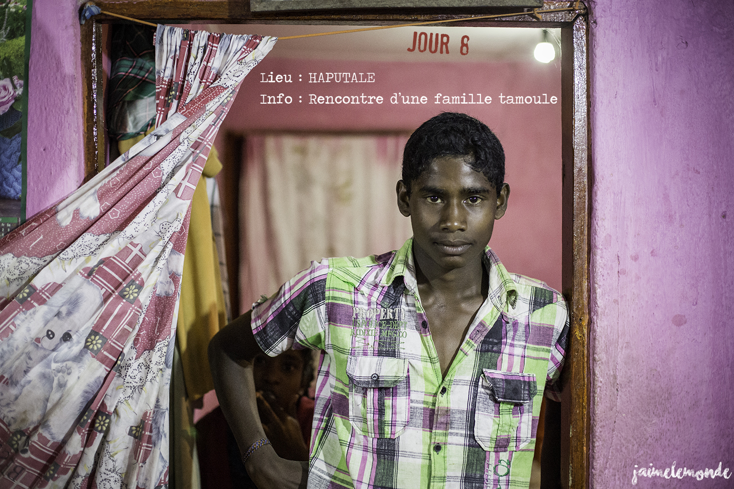 Voyage Sri Lanka - Itinéraire Jour 8 - 8 Haputale - Rencontre d'une famille tamoule - ©jaimelemonde