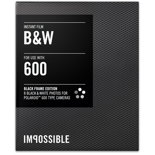 FILM 600 noir et blanc - bordure noire