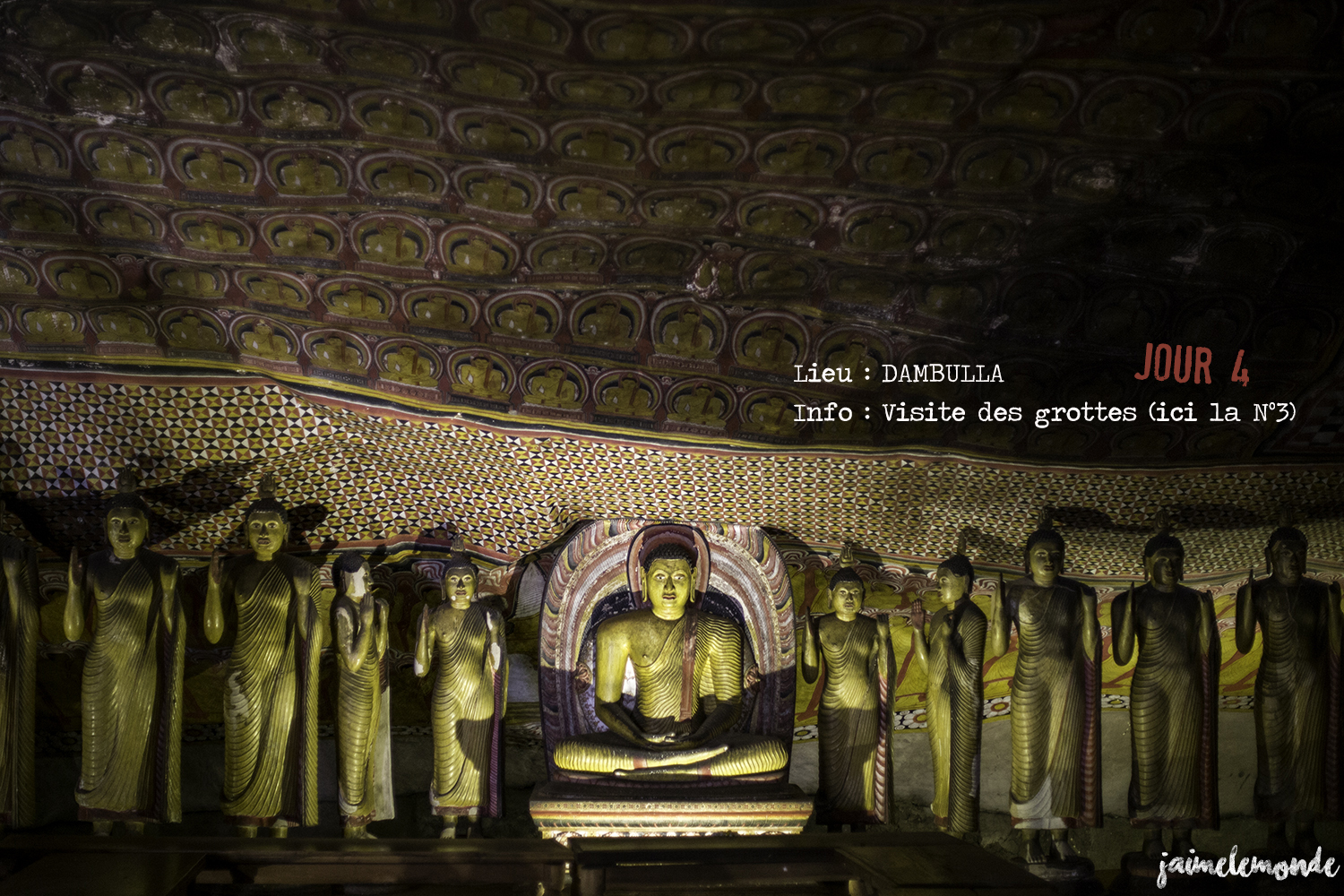 Voyage Sri Lanka - Itinéraire Jour 4 - 5 Dambulla - Visite des grottes - ©jaimelemonde