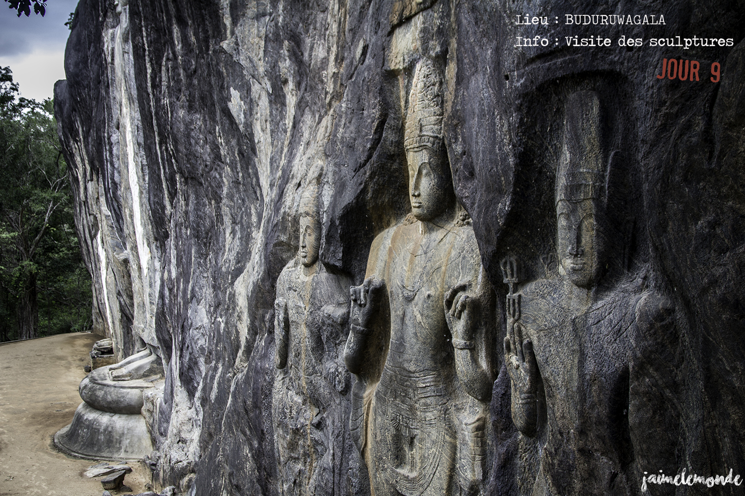Voyage Sri Lanka - Itinéraire Jour 9 - 2 Buduruwagala - Visite des scultptures - ©jaimelemonde